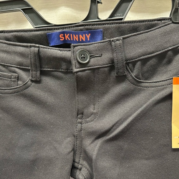 French Toast School Uniform Skinny Pant Back Pockets stretchy-Black zipper NWT - Picture 5 of 10